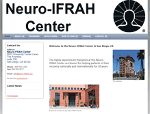 Tablet Screenshot of neuroifrahcenter.com